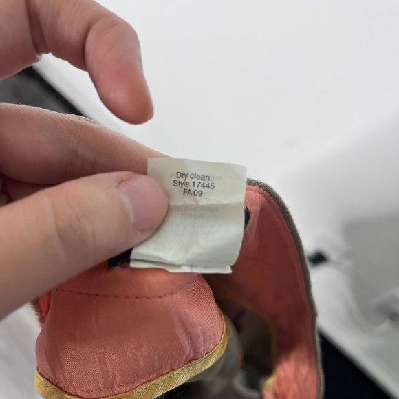 J. Crew A-Line Light Brown Solid Wool Skirt Size 6 - Picture 7 of 8